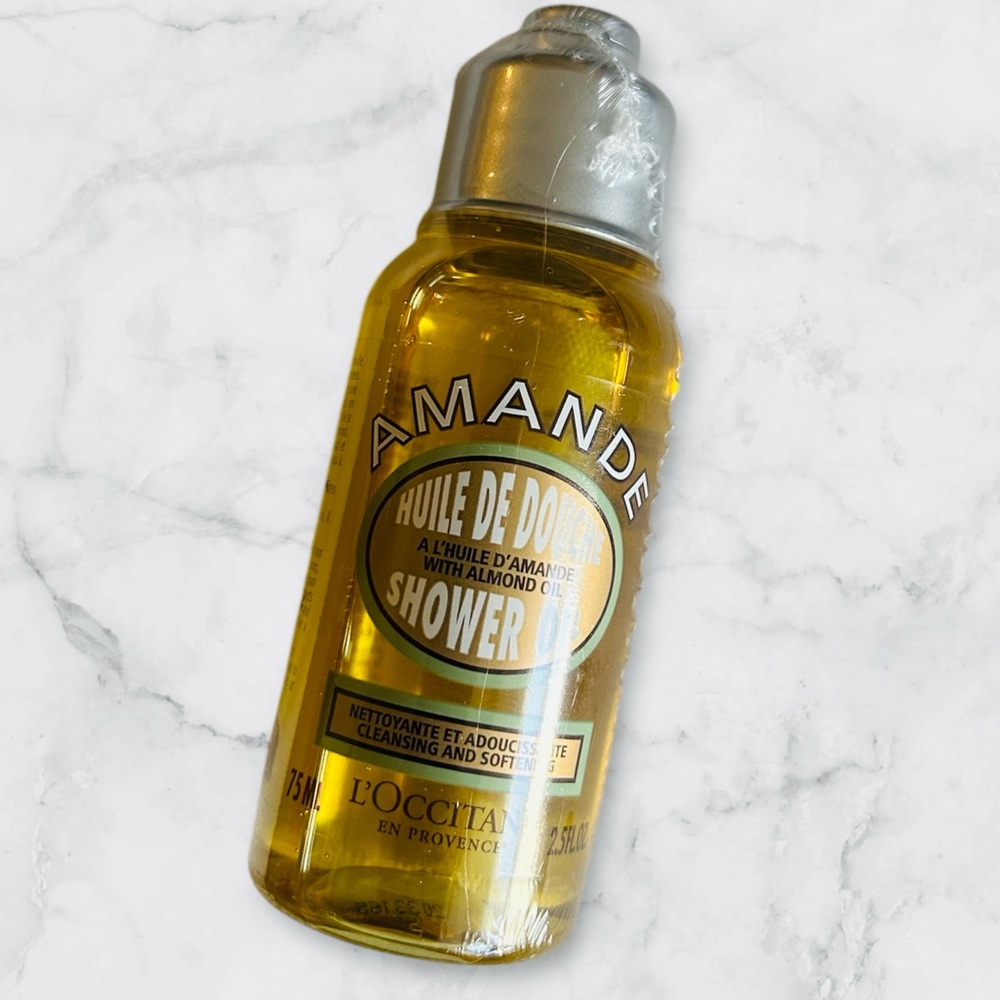 L’Occitane Almond Shower Oil Travel Size New & Sealed 2.5 FL 3/$15✅